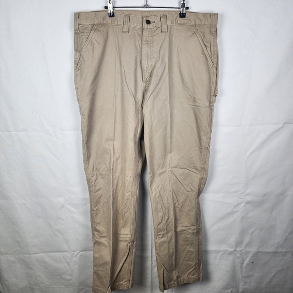 Carhartt Men's Tan Relaxed Fit Men's Cargo Pants SIZE 42X34 - Picture 1 of 4